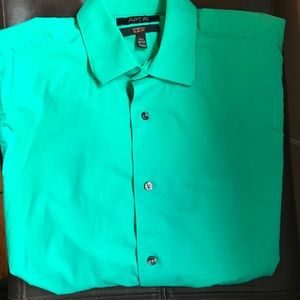 Apt 9 Slim Fit 15 1/2 34-35 Green